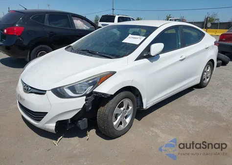 2014 Hyundai Elantra Se z USA, uszkodzony, nr VIN 5NPDH4AE4EH464723